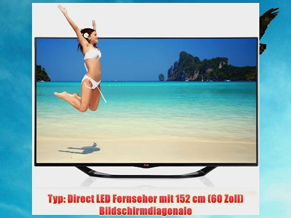 LG 60LA7408 152 cm (60 Zoll) Cinema 3D LED-Backlight-Fernseher EEK A  (Full HD 800Hz MCI WLAN
