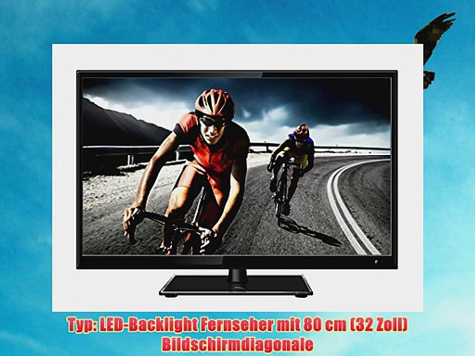 Hisense LHD32D33SEU 80 cm (32 Zoll) LED-Backlight Fernseher (HD ready 100Hz SMR DVB-T/-C/-S2