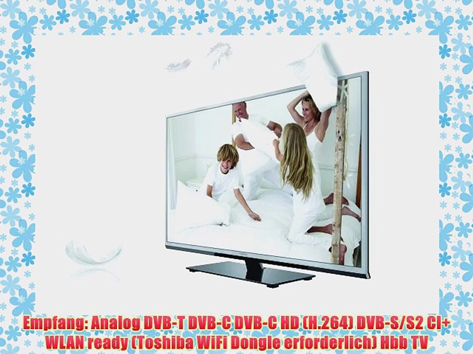 Toshiba 46TL963G 1168 cm (46 Zoll) 3D LED-Backlight-Fernseher (Full-HD 200Hz AMR DVB-T/C/S2