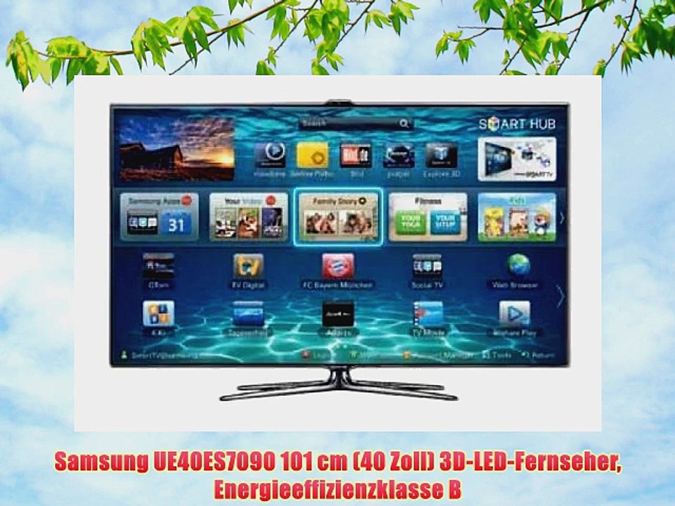 Samsung UE40ES7090 101 cm (40 Zoll) 3D-LED-Fernseher Energieeffizienzklasse B