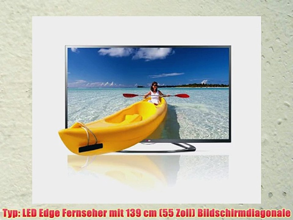 LG 55LA6418 139 cm (55 Zoll) Cinema 3D LED-Backlight-Fernseher (Full HD 200Hz MCI WLAN DVB-T/C/S