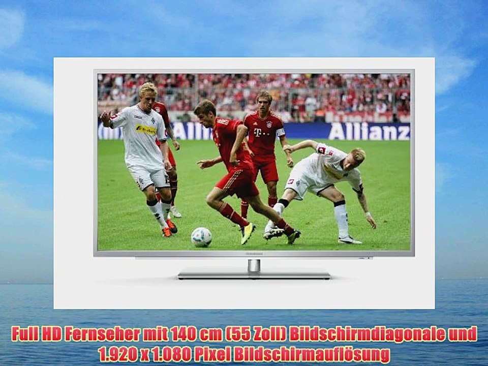 Grundig 55 VLE 9270 SL 140 cm (55 Zoll) 3D LED-Backlight-Fernseher (Full-HD 400 Hz PPR DVB-T/C/S2