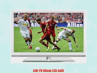 Grundig 26 VLE 8100 WG 66 cm (26 Zoll) LED-Backlight-Fernseher (HD-Ready DVB-T/C/S2) wei?
