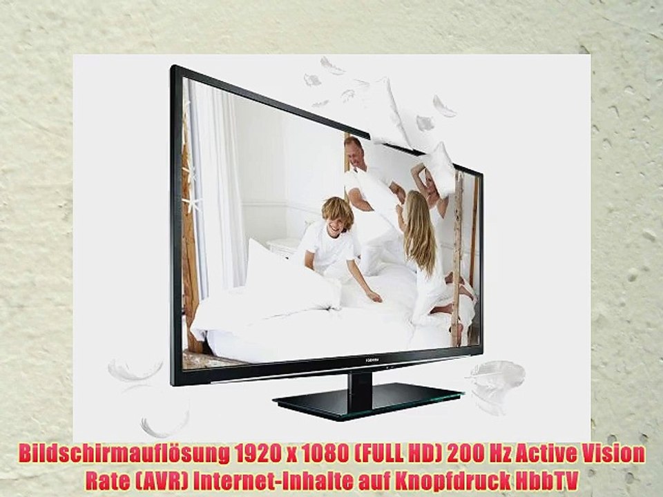 Toshiba 40TL838G 102 cm (40 Zoll) 3D LED-Backlight-Fernseher (Full-HD 200Hz AMR DVB-T/-C CI