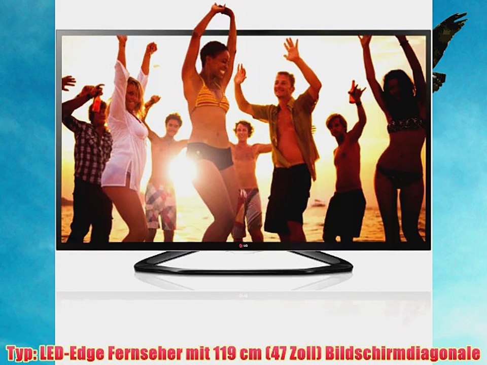 LG 47LA6408 119 cm (47 Zoll) Cinema 3D LED-Backlight-Fernseher (Full HD 200Hz MCI WLAN DVB-T/C/S