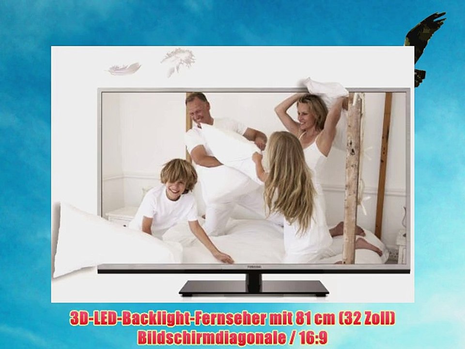 Toshiba 32TL933G 802 cm (32 Zoll) 3D LED-Backlight-Fernseher (Full-HD 200Hz AMR DVB-T/C CI