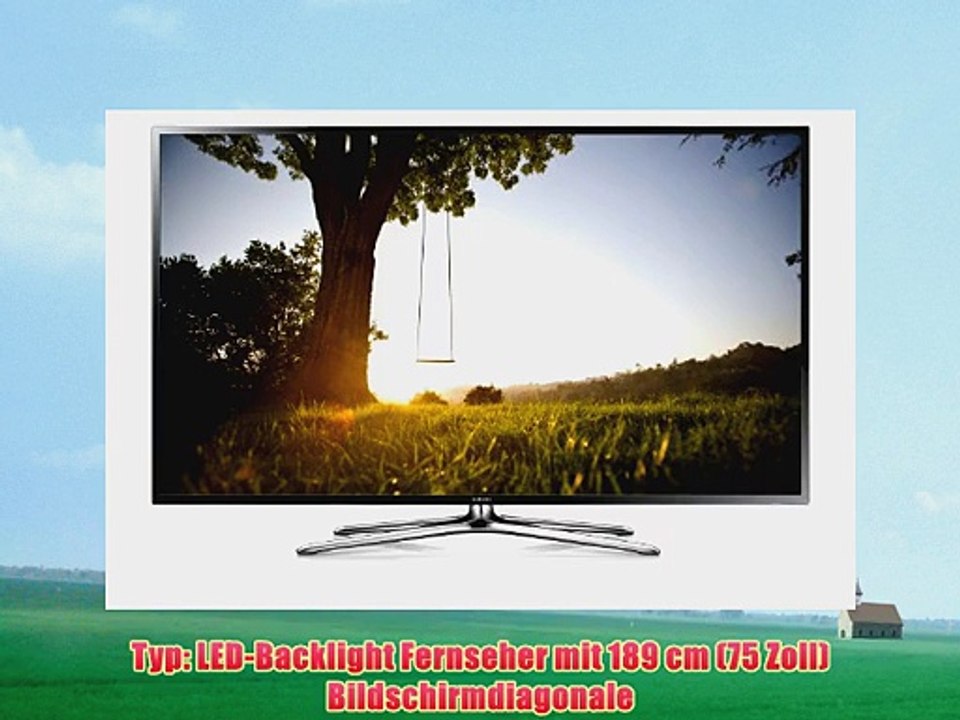 Samsung UE75F6470 190 cm (75 Zoll) 3D-LED-Backlight-Fernseher (Full HD 200Hz CMR DVB-T/C/S2