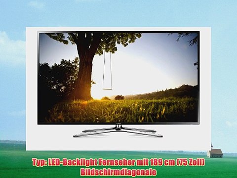 Samsung UE75F6470 190 cm (75 Zoll) 3D-LED-Backlight-Fernseher (Full HD 200Hz CMR DVB-T/C/S2