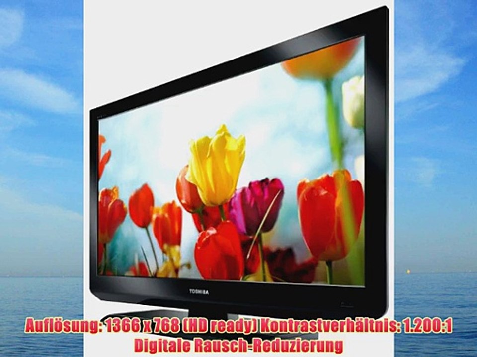 Toshiba 32EL833 80 cm (32 Zoll) LED-Backlight-Fernseher (HD-Ready 100 HZ AMR DVB-T/-C CI )