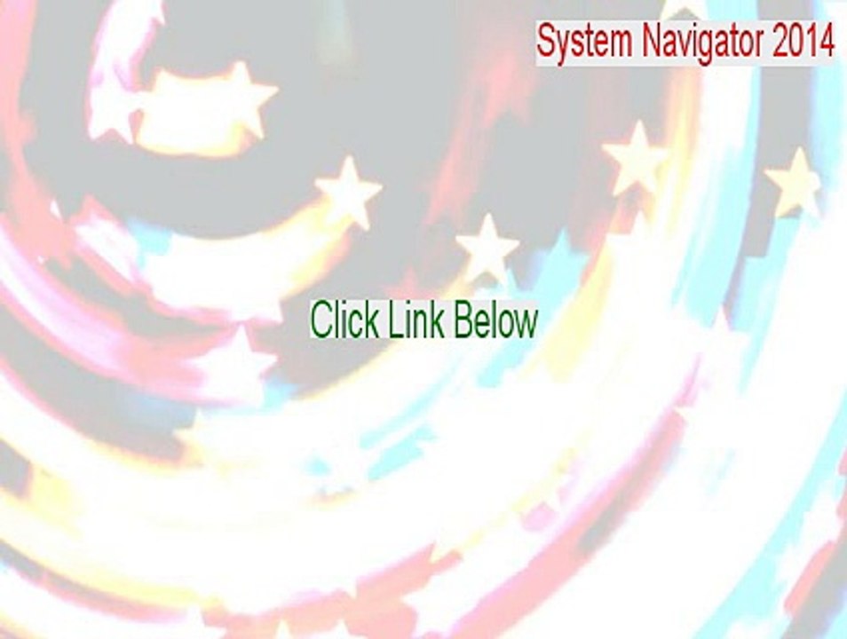 System Navigator 2014 Full Download (Download Now 2015)