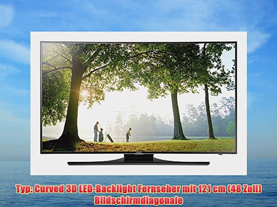 Samsung UE48H6870 121 cm (48 Zoll) Curved 3D LED-Backlight-Fernseher (Full HD 600Hz CMR DVB-T/C/S2