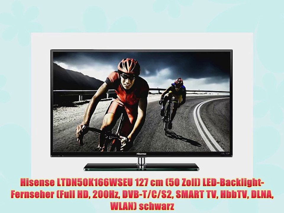 Hisense LTDN50K166WSEU 127 cm (50 Zoll) LED-Backlight-Fernseher (Full HD 200Hz DVB-T/C/S2 SMART