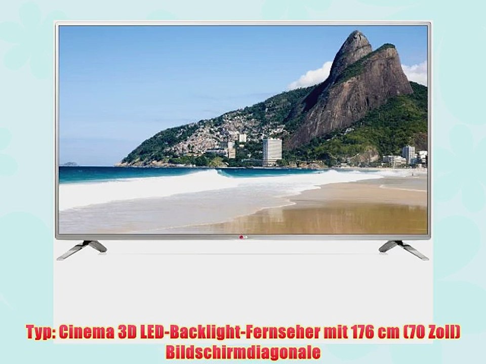 LG 70LB650V 176 cm (70 Zoll) Cinema 3D LED-Backlight-Fernseher (Full HD 500Hz MCI DVB-T/C/S