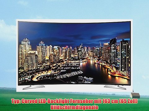 Samsung UE65HU7100 163 cm (65 Zoll) Curved LED-Backlight-Fernseher (Ultra HD 800Hz CMR DVB-T/C/S2
