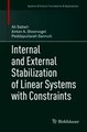 Download Internal and External Stabilization of Linear Systems with Constraints ebook {PDF} {EPUB}