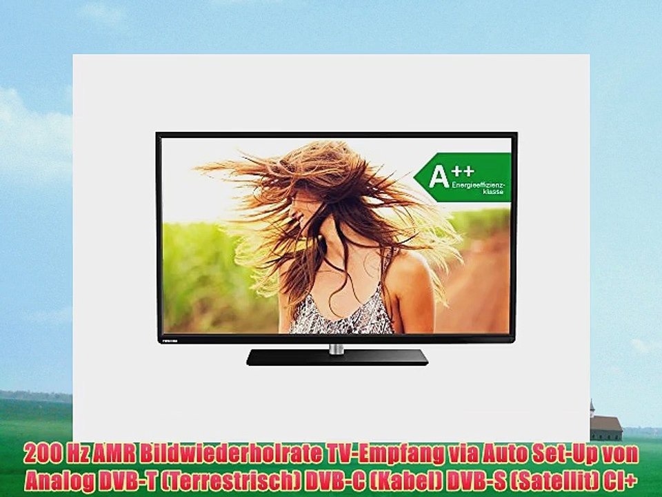 Toshiba 48L1443DG 122 cm (48 Zoll) LED-Backlight-Fernseher (Full HD 200 Hz AMR DVB-C/-T/-S