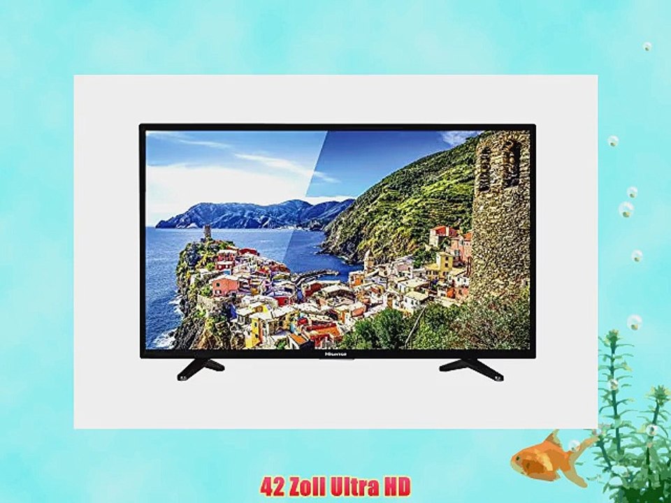 Hisense LTDN42K320WSEU 106 cm (42 Zoll) LED-Backlight Fernseher (UHD 800Hz SMR DVB-T/C/S2 SMART-TV