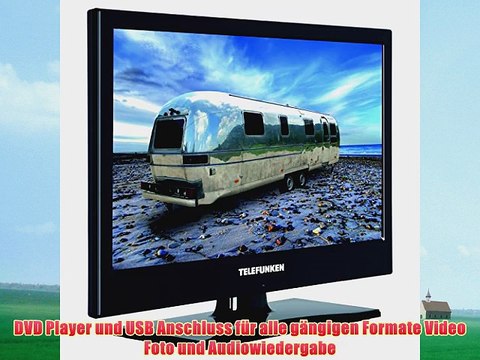 Telefunken L19H130X LED Fernseher 19 Zoll 48 cm TV mit DVB-S /S2 DVB-T DVB-C DVD USB 230V 12Volt