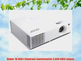 Acer H6510BD 3D Full HD DLP-Projektor (3D-f?hig ?ber HDMI 1.4a Kontrast 10.000:1 3.000 ANSI