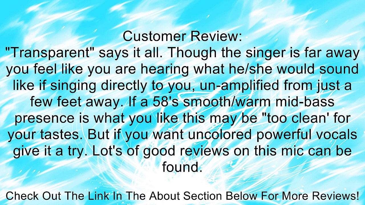 Audix OM5 Dynamic Microphone, Hyper-Cardioid Review