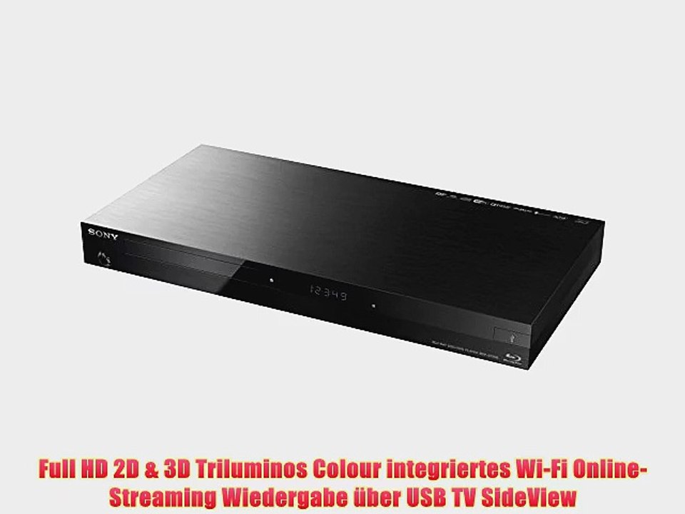 Sony BDP-S7200 Blu-ray Player (Entertainment DataBase Browser HDMI 3D SACD Super WiFi Internetradio