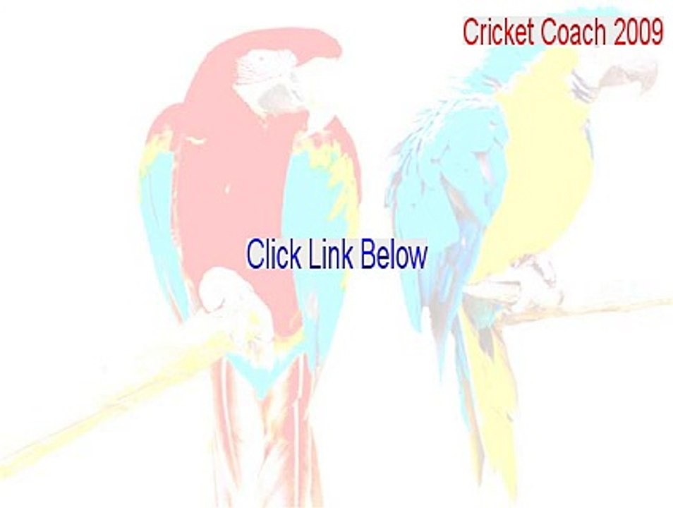Cricket Coach 2009 Download - Instant Download
