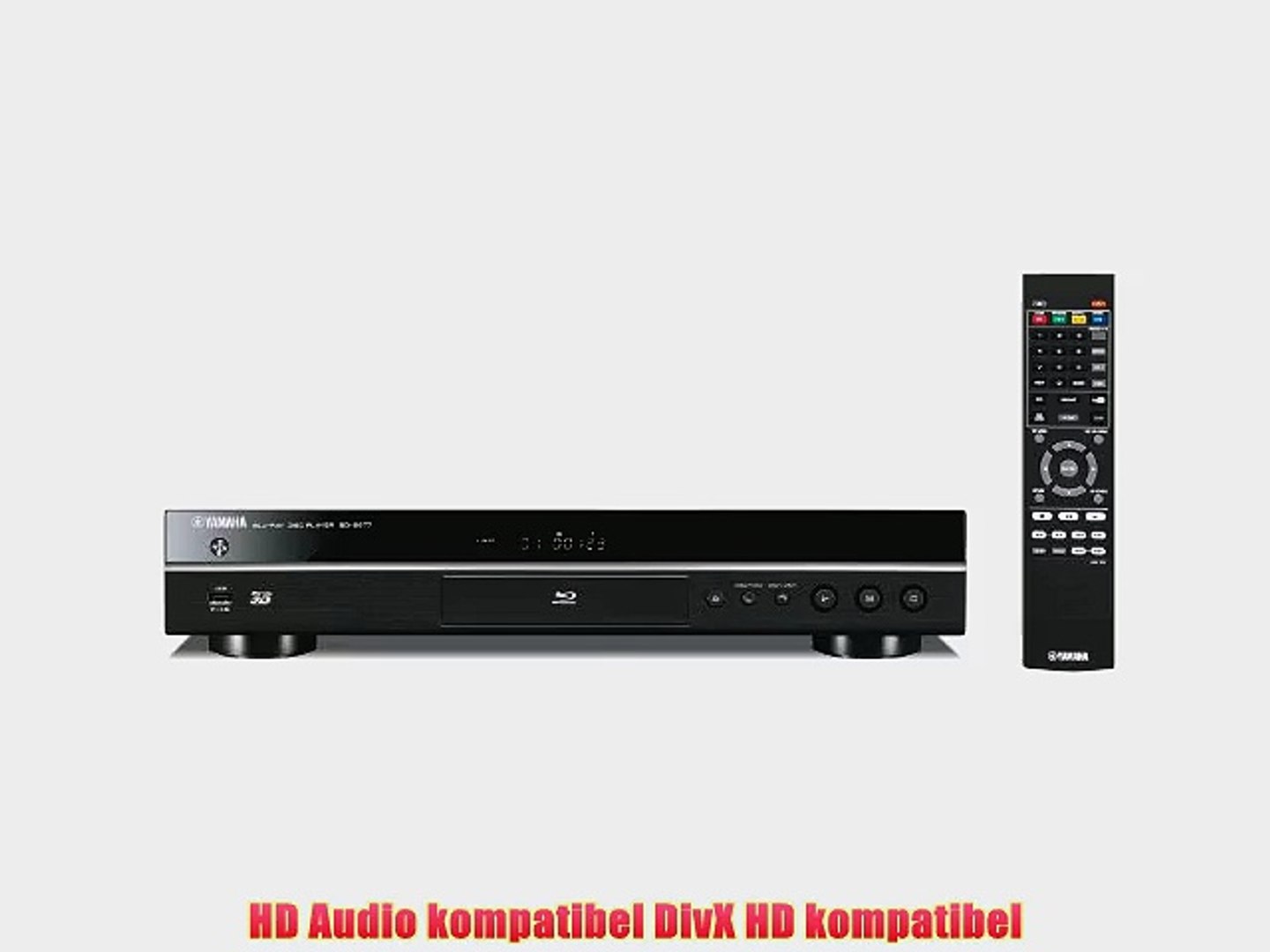 Yamaha BD-S677 Blu-ray Player (3D App-Steuerung DLNA HDMI USB) schwarz -  video Dailymotion