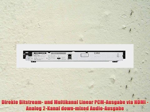 Yamaha BDS477 Blu-ray Player (App-Steuerung DLNA HDMI USB) schwarz