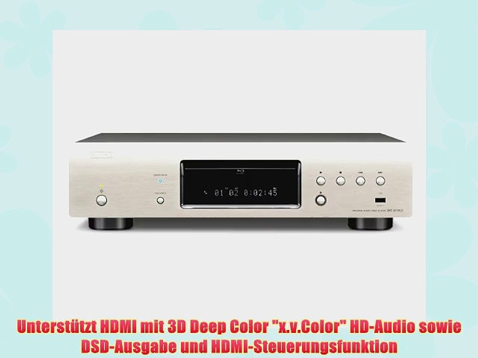 Denon DBT-3313UD High End 3D Universal Blu-ray-Player (DivX-HD SACD 2x HDMI USB Netflix) premium