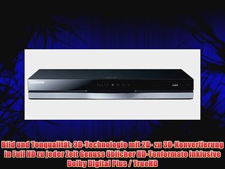Samsung BD-E8300/EN 3D Blu-ray-Rekorder 320GB (2D/3D-Konverter DVB-T/-C WLAN) schwarz