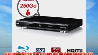 LG HR550C 3D Blu-ray Player Festplatten-Recorder 250GB