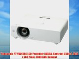 Panasonic PT-VW430E LCD-Projektor (WXGA Kontrast 3500:1 1024 x 768 Pixel 4300 ANSI Lumen)