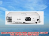 Epson EB-W16 LCD-Projektor (WXGA Kontrast 5000:1 1280 x 800 Pixel 3000 ANSI Lumen HDMI USB