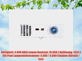 ViewSonic PJD5234L DLP-Projektor (XGA 1024 x 768 3D-f?hig direkt ?ber HDMI 1.4 144Hz 3D VGA