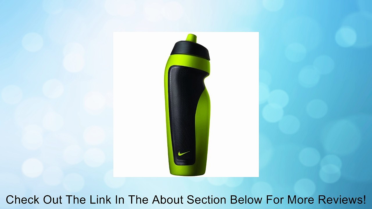 NIKE Sport Water Bottle 20oz - Lime/Black (Genuine) Review