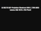 LG BX27C DLP-Projektor (Kontrast 800:1 2700 ANSI-Lumen XGA 1024 x 768 Pixel)
