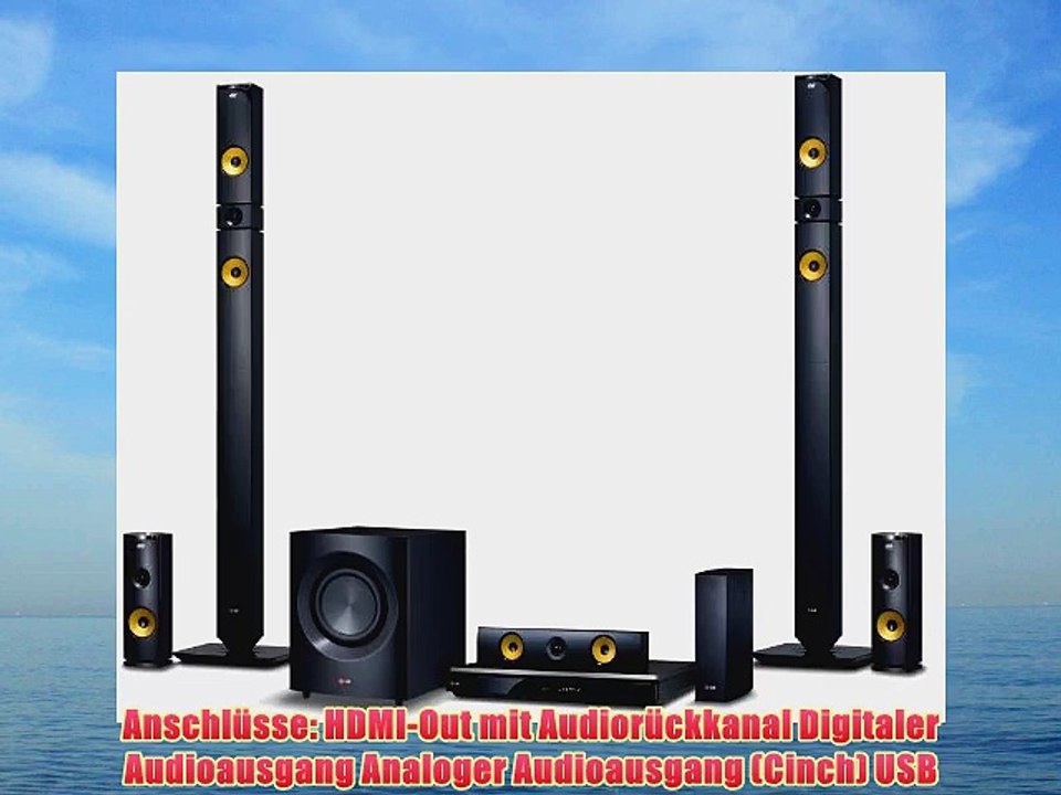 LG BH9430PW 3D Blu-Ray 9.1 Heimkinosystem mit Wireless Lautsprecher (1460 Watt HDMI) schwarz