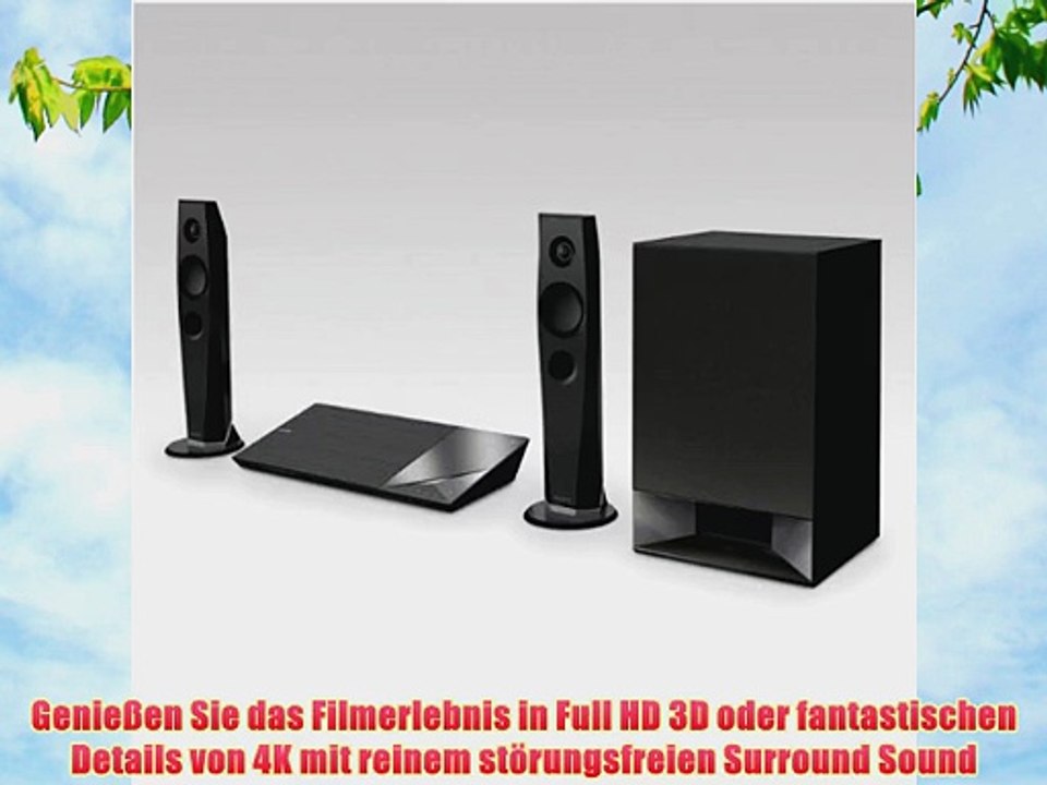 Sony BDV-N7200W 5.1 Blu-ray Heimkinosystem (1200 Watt 4K UltraHD Upscaling 3D Wireless-LAN