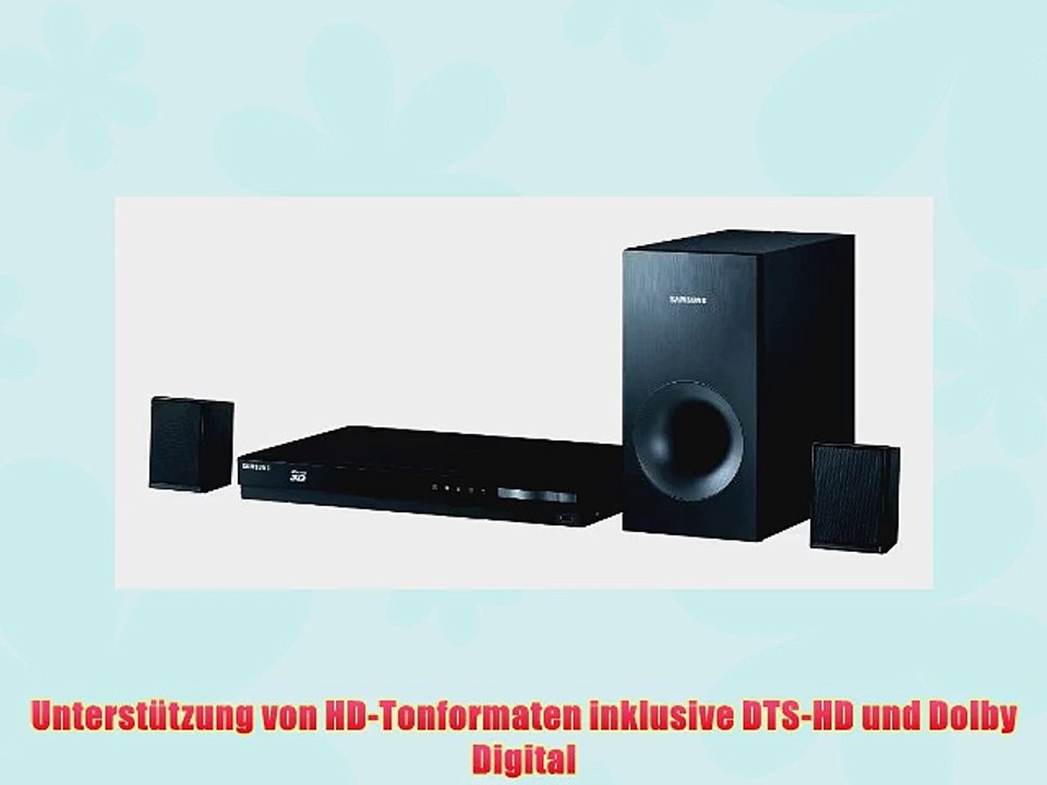 Samsung HT-H4200R 2.1 3D Blu-ray-Heimkinosystem (250W Smart TV) schwarz