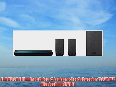 Sony BDVEF1100 2.1 Blu-Ray Heimkinosystem ( 150W 3D WLAN Bluetooth NFC) schwarz