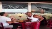 Wladimir Klitschko Fights Shannon Briggs _ throws Water in his Face in a Restaurant - Full Fight