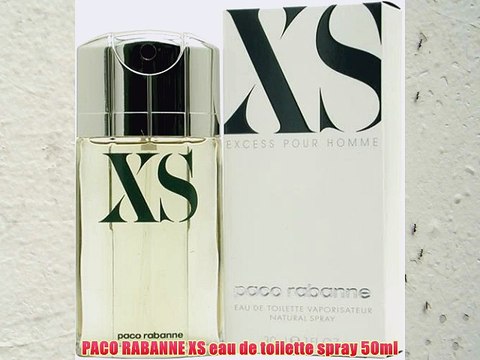PACO RABANNE XS eau de toilette spray 50ml