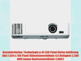 NEC M230X LCD-Projektor (Kontrast 2000:1 XGA 1024 x 768 2300 ANSI Lumen) wei?