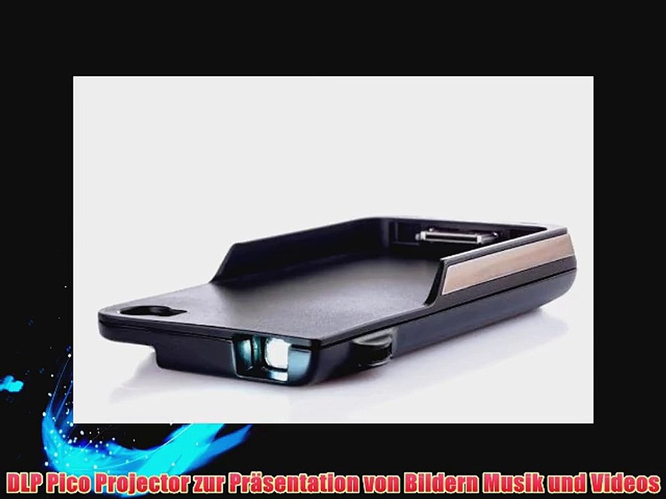 Aiptek MobileCinema i50S DLP-Pico Projector (VGA 640 x 480 Pixel 35 ANSI Lumen) f?r Apple iPhone