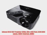 Infocus IN122 DLP-Projektor (SVGA 800 x 600 Pixel 3200 ANSI Lumen 4000:1 Kontrast HDMI)