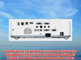 NEC M300X LCD-Projektor (Kontrast 2000:1 XGA 1024 x 768 3000 ANSI Lumen) wei?