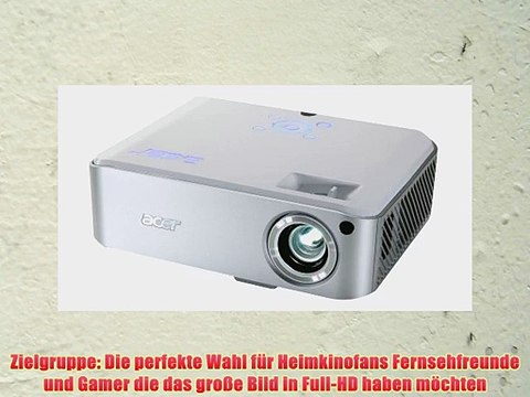 Acer H7530D DLP-Projektor (Full-HD 1920 x 1080 2000 ANSI Lumen ECO-Mode 1600 ANSI Lumen Kontrast