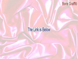 Boris Graffiti Full Download - Instant Download 2015