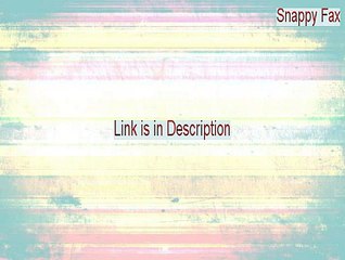 Snappy Fax Keygen - Legit Download (2015)