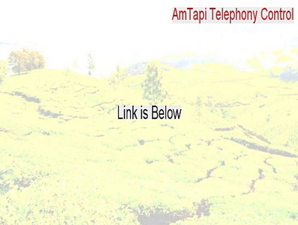 AmTapi Telephony Control (Professional Edition) Serial - Download Here 2015